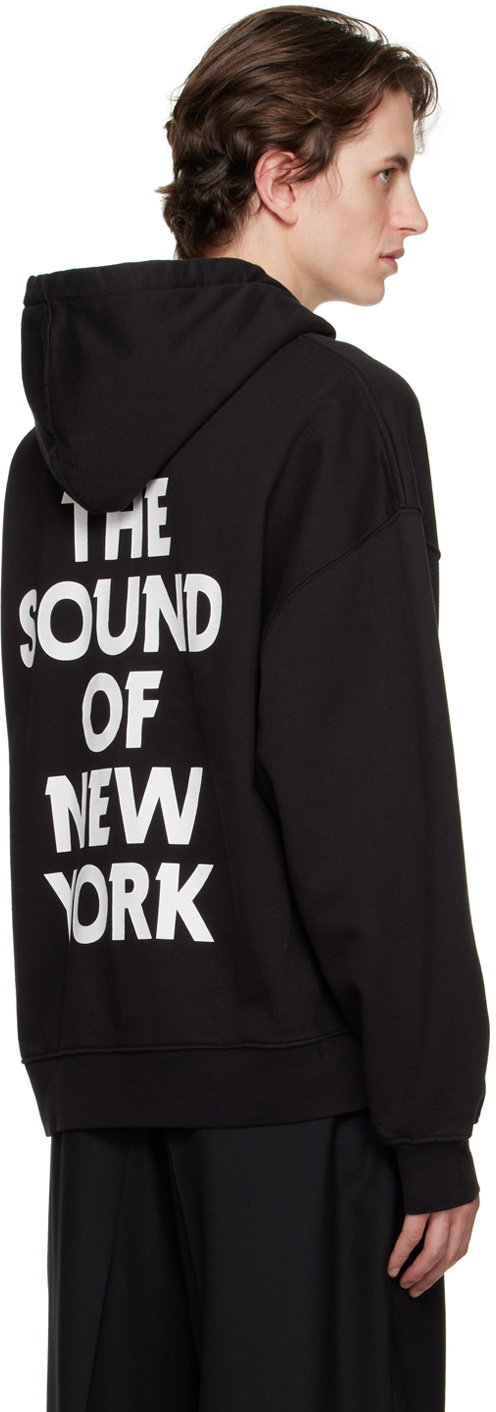 Saturdays NYC Black Warren 'Sound Of NY' Hoodie