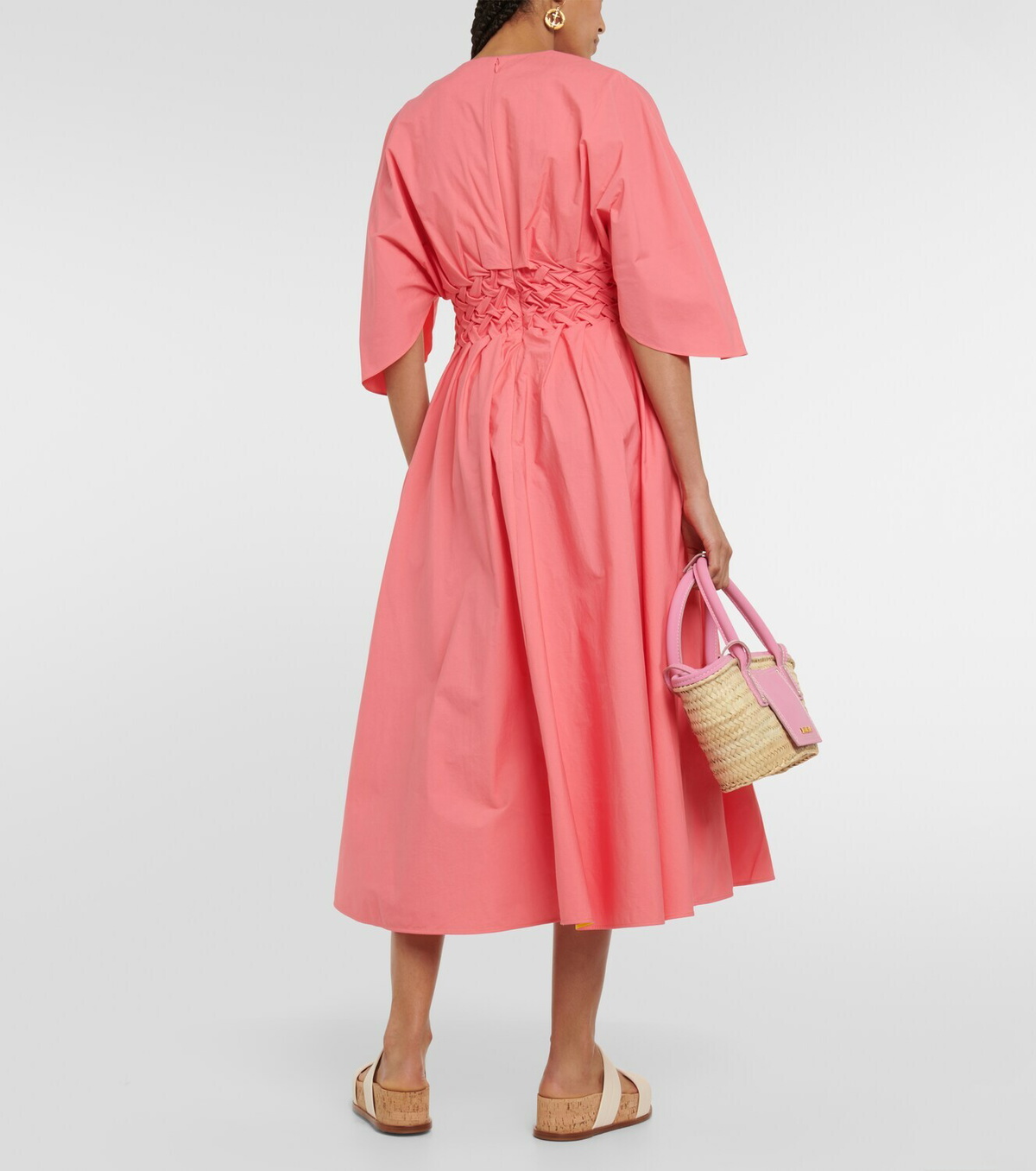 Roksanda Esti cotton poplin midi dress Roksanda