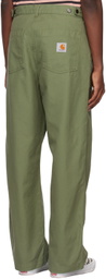 Carhartt Work In Progress Green Council Trousers