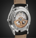 Jaeger-LeCoultre - Master Ultra Thin Moon Automatic 39mm Stainless Steel and Alligator Watch, Ref. No. JLQ1368420 - Black