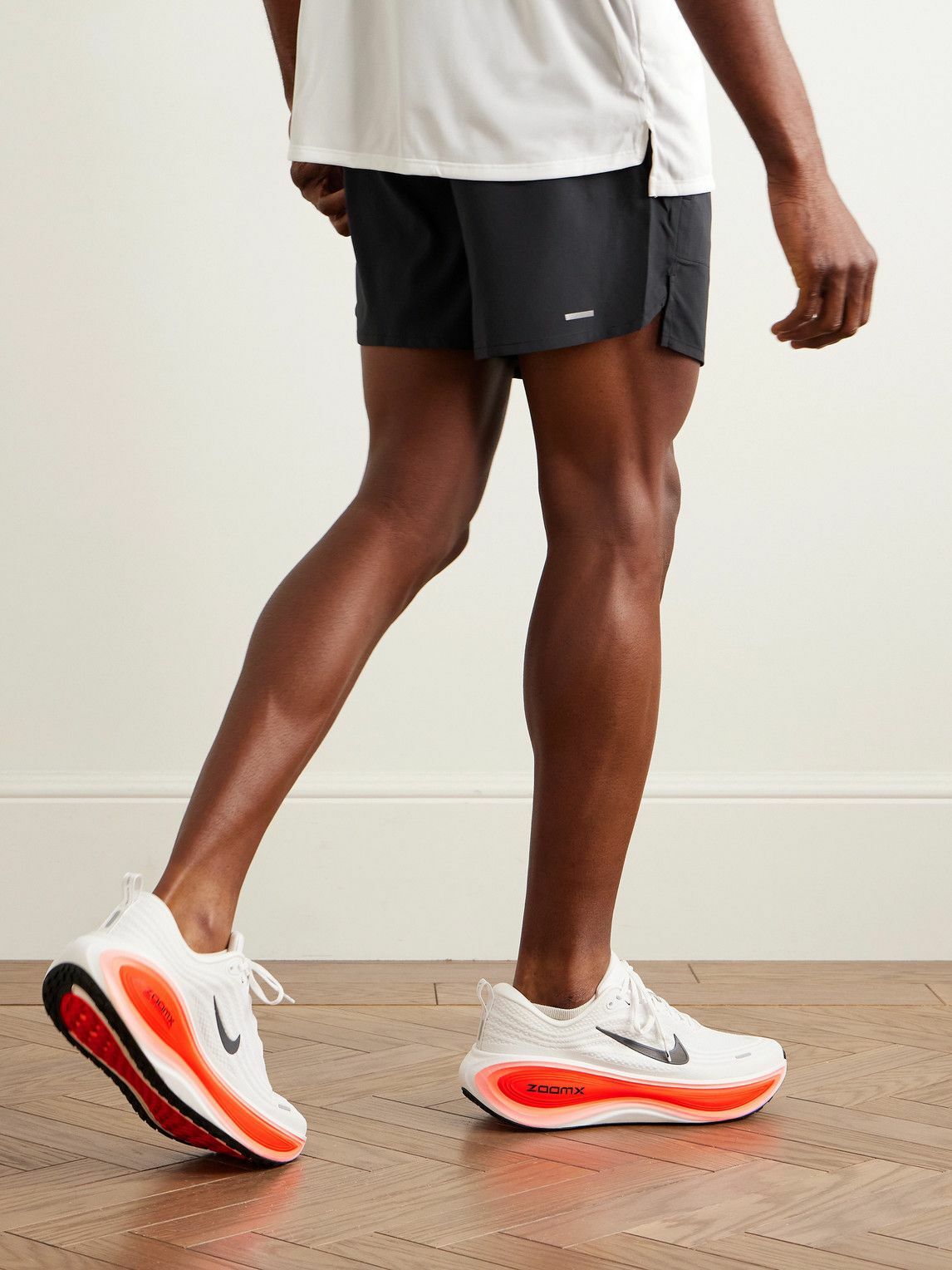 NIKE RUNNING - Vomero Plus Rubber-Trimmed Mesh Sneakers - White