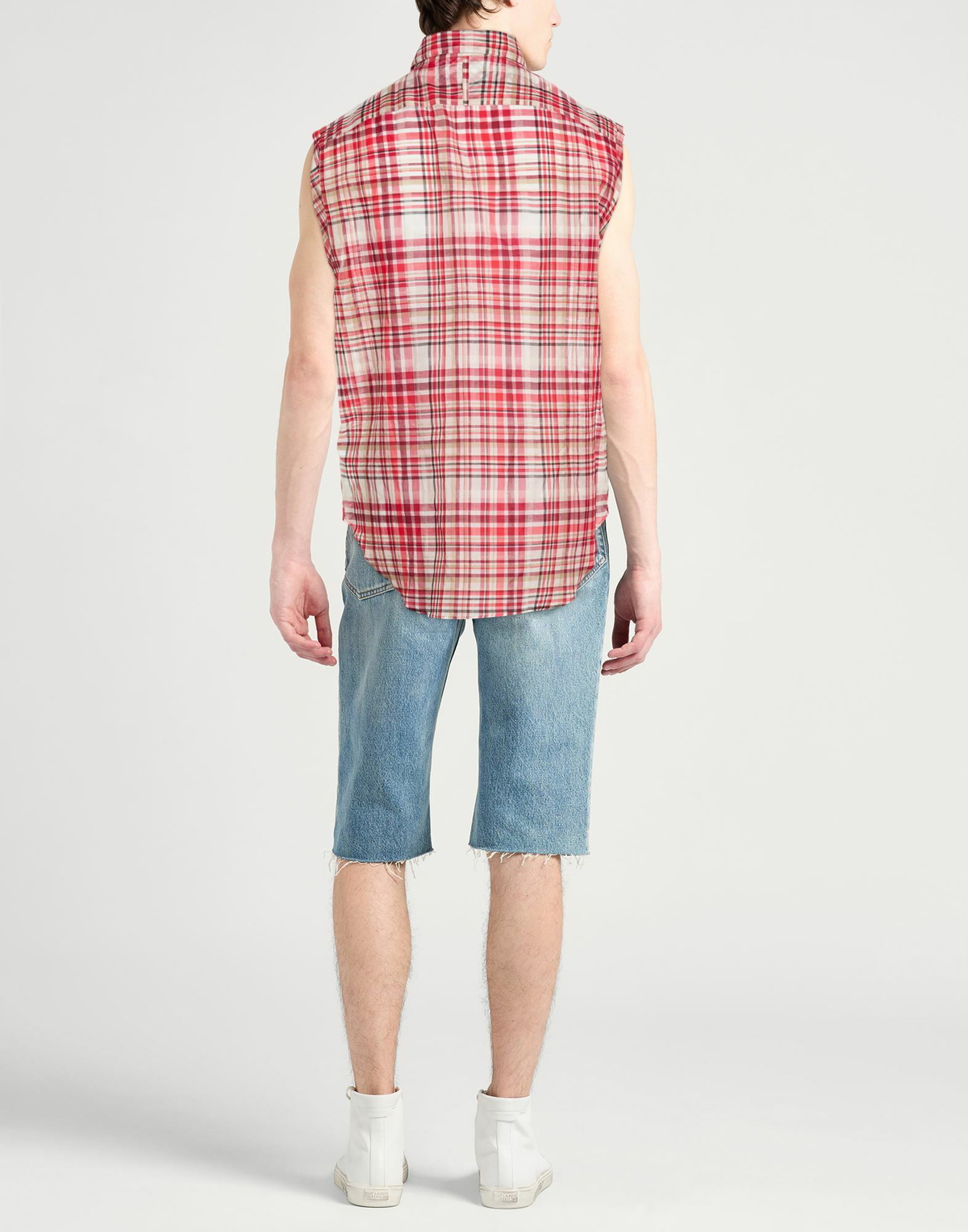 Ferragamo Mens Shirt in Red