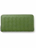 Bottega Veneta - Intrecciato Leather Zip-Around Wallet