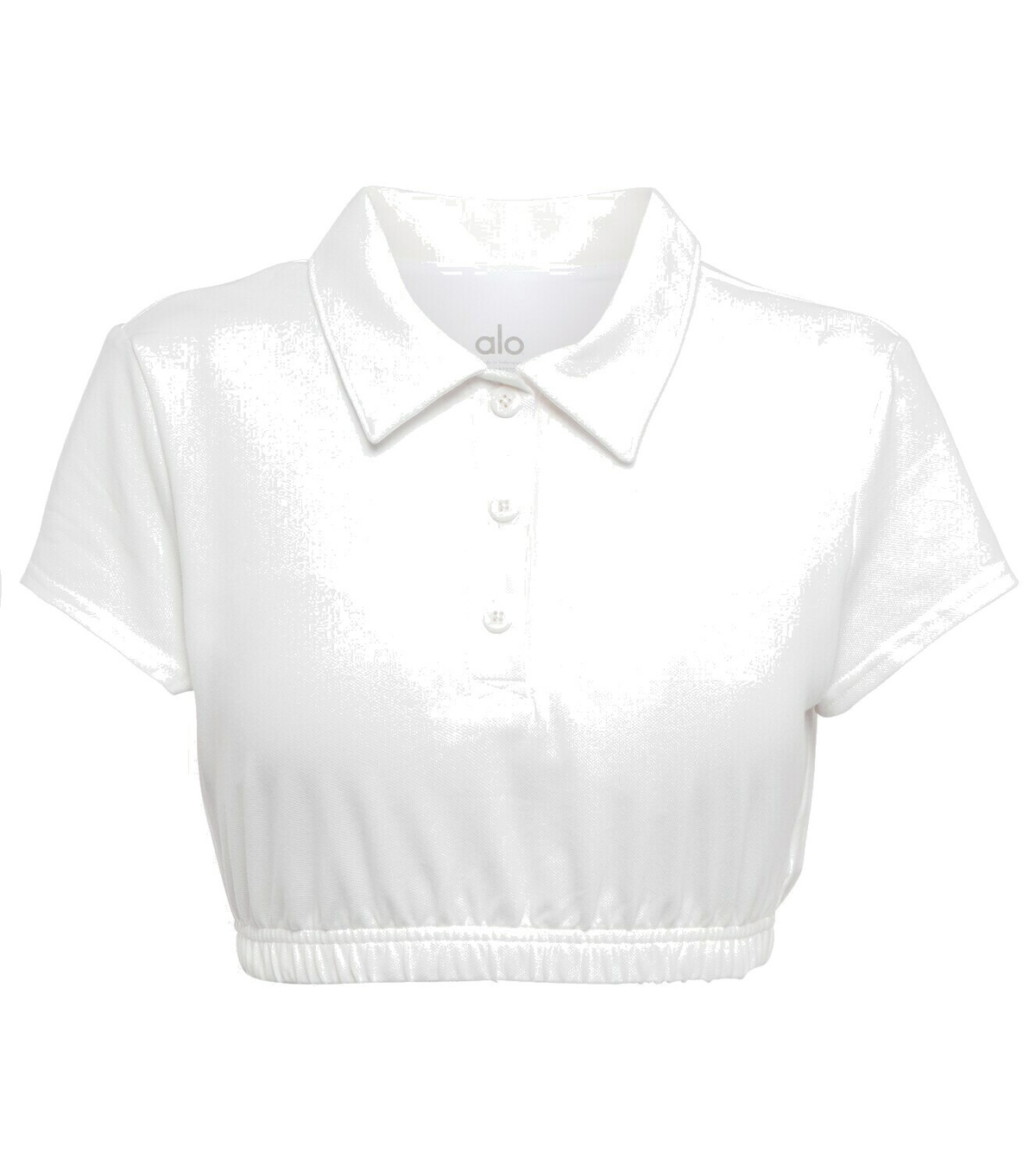 フィットネストップス [Alo Yoga] Cropped Prestige Polo Alo Yoga Cropped Prestige Polo top Alo Yoga