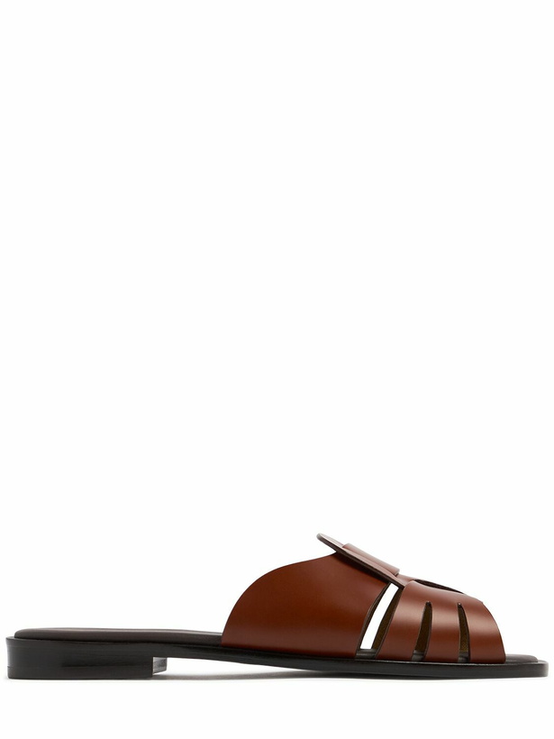 Photo: HEREU 10mm Ancora Squared Leather Slides