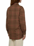 MC2 Saint Barth Quilted Padded Lightweight Jacket Kimmy With Pied De Poule Print
