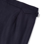Husbands - Piccoli Merino Wool Suit Trousers - Blue