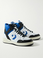 Converse - Fragment Weapon Colour-Block Leather High-Top Sneakers - Blue