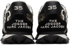 Marc Jacobs Black 'The Monogram Jogger' Sneakers