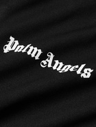 Palm Angels - Logo-Print Striped Shell Track Jacket - Black