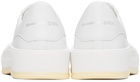 Alexander McQueen White Deck Lace-Up Plimsoll Sneakers