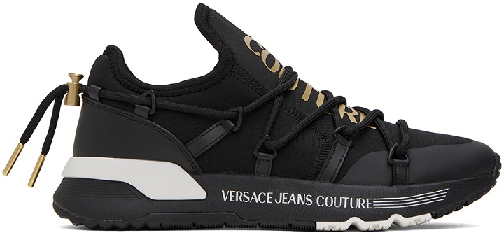 Photo: Versace Jeans Couture Black & Gold Dynamic Sneakers