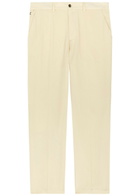 Malbon La Perla Straight-leg Tencel-twill Trousers Cream