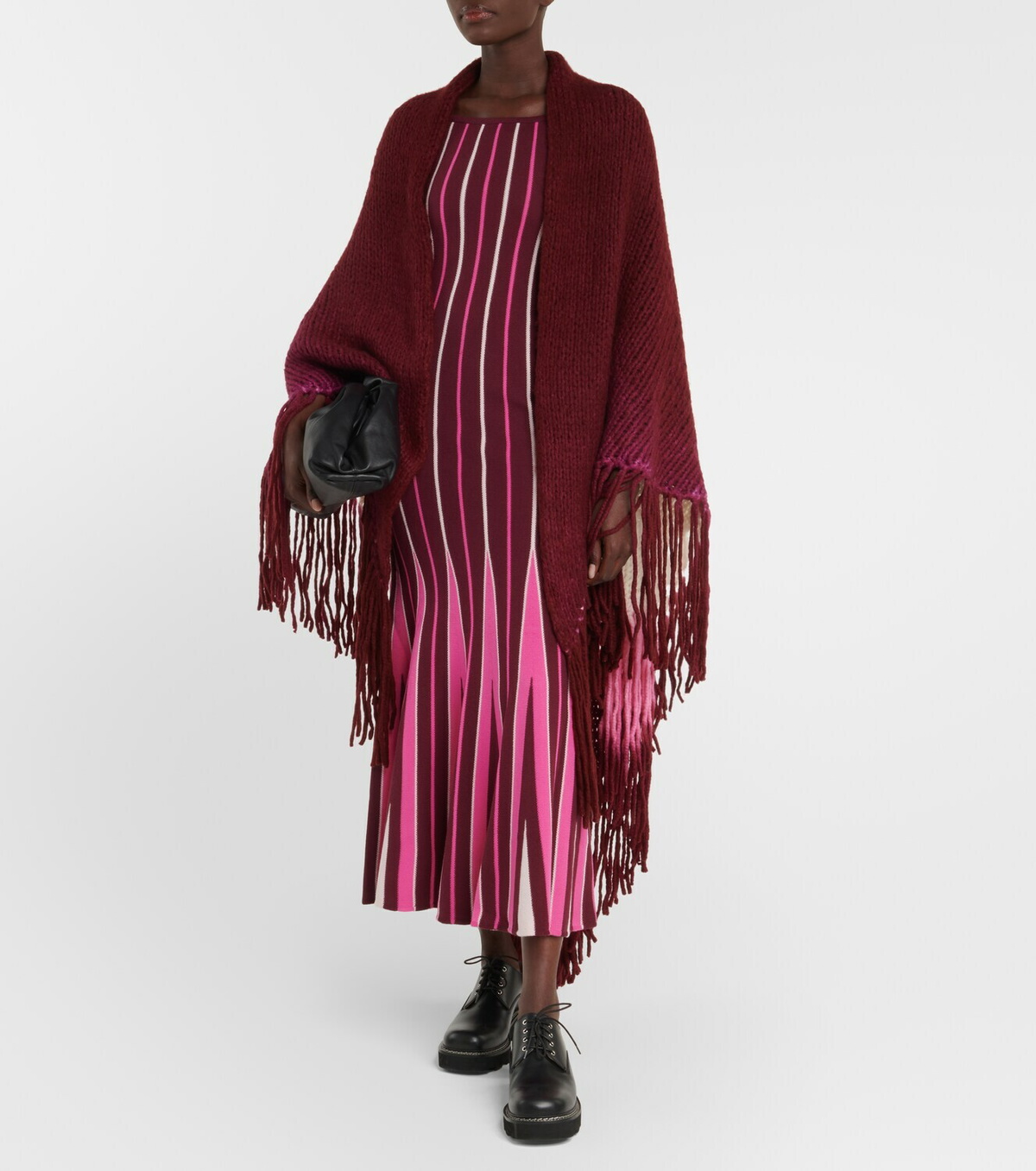 GABRIELA HEARST ケープ ポンチョ Lauren cashmere scarf590456 GABRIELA HEARST ケープ ポンチョ Lauren cashmere scarf590456