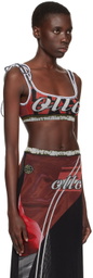 Ottolinger Red Pattern Bra