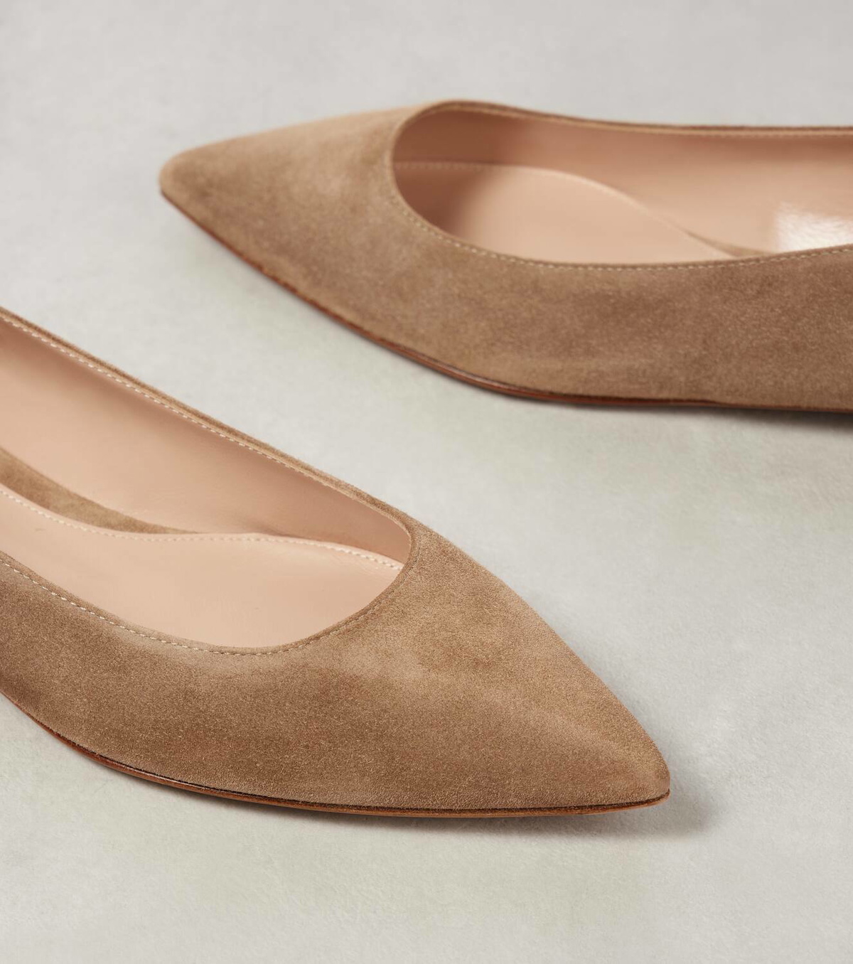 Gianvito Rossi Gianvito suede ballet flats