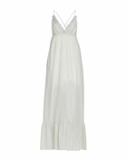 Manila Grace Womens Maxi dress in Beige