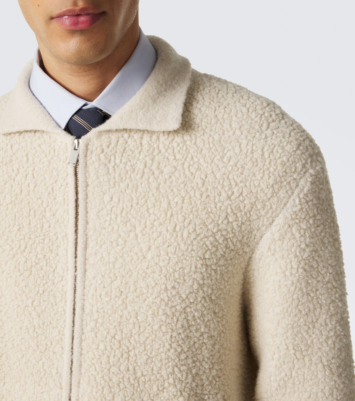 Lardini Teddy wool-blend jacket