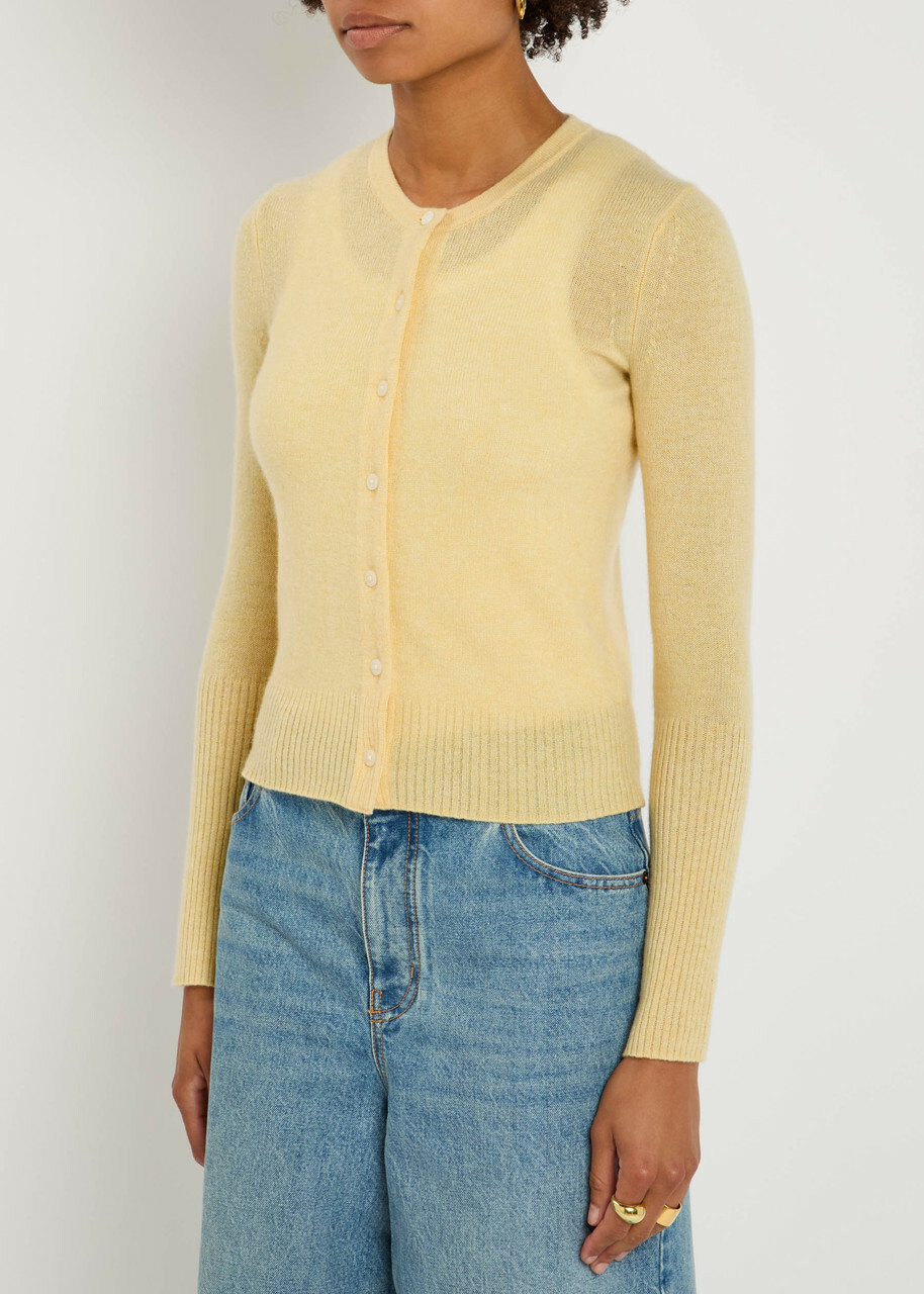 Guest In Residence Jane Cashmere Cardigan Cream