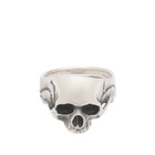 Frederick Grove Skull Ring in Silver
