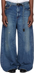 sacai Blue BEYONDEXX Jeans