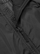 Stone Island - Garment-Dyed Padded Crinkled Reps Nylon Hooded Jacket - Black