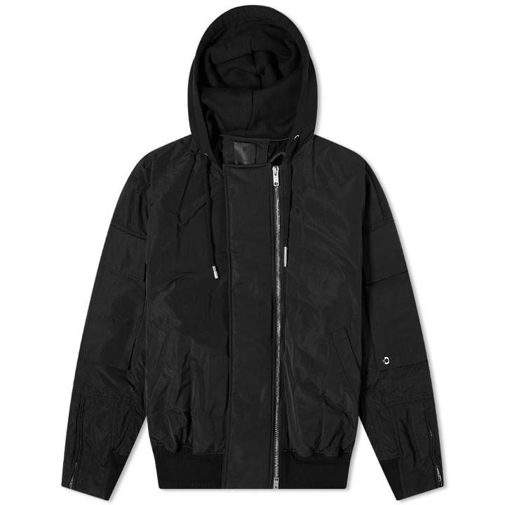 Photo: Givenchy Oversized Hooded Bomber Jacket