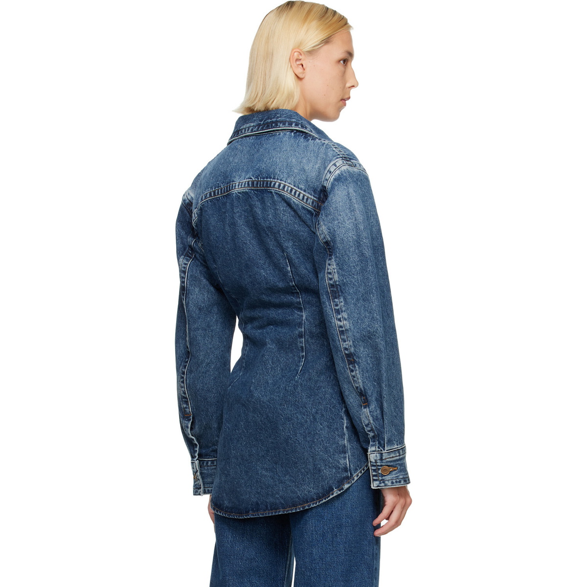 AGOLDE Blue Wilma Denim Shirt