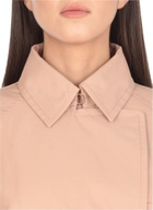 Fay Short Cotton And Linen Trench Coat