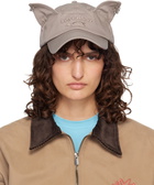 Charles Jeffrey LOVERBOY Beige Pierced Ears Cap