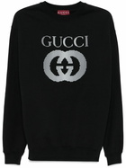 Gucci Rhinestone Logo Sweatshirt