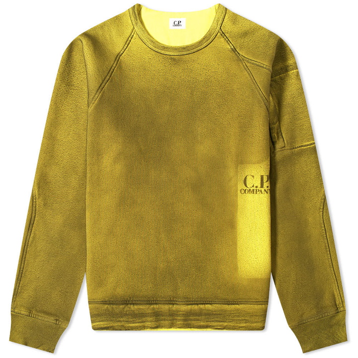 Photo: C.P. Company P.Ri.S.M Garment Dyed Print Crew Sweat