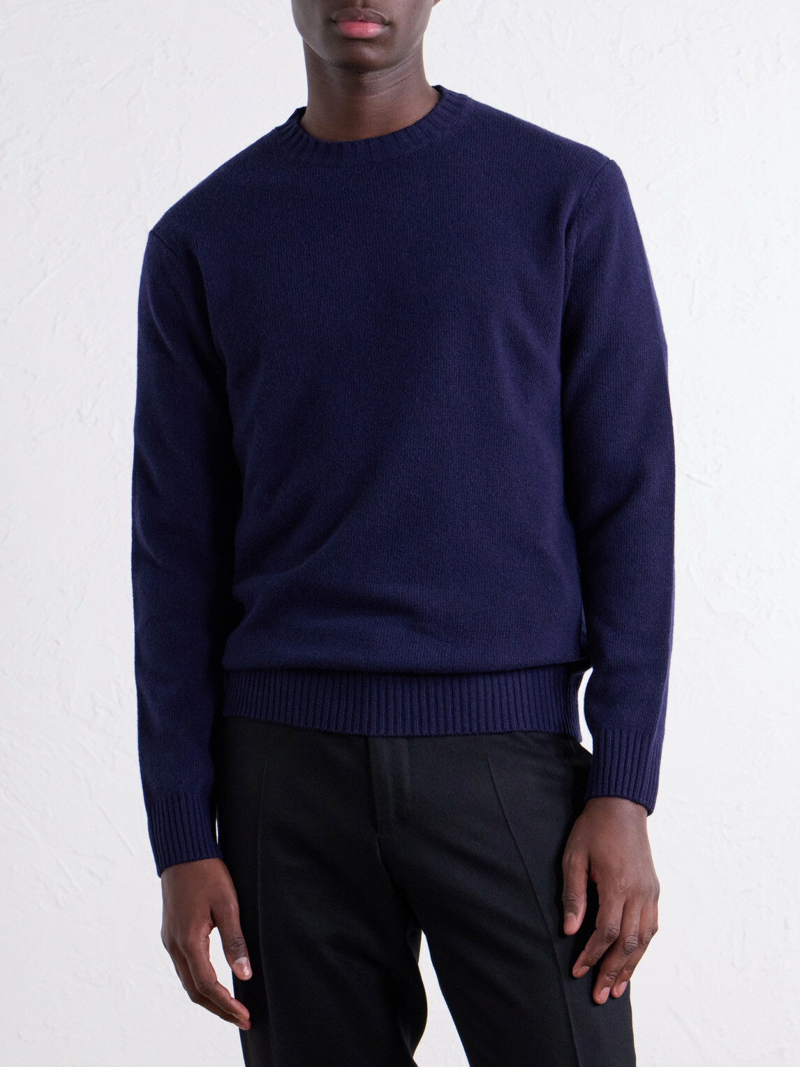 De Petrillo - Merino Wool and Cashmere-Blend Sweater - Blue