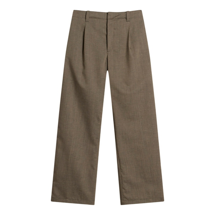 Photo: Our Legacy Men's Flowy Fleck Wool Still Chino in Clay