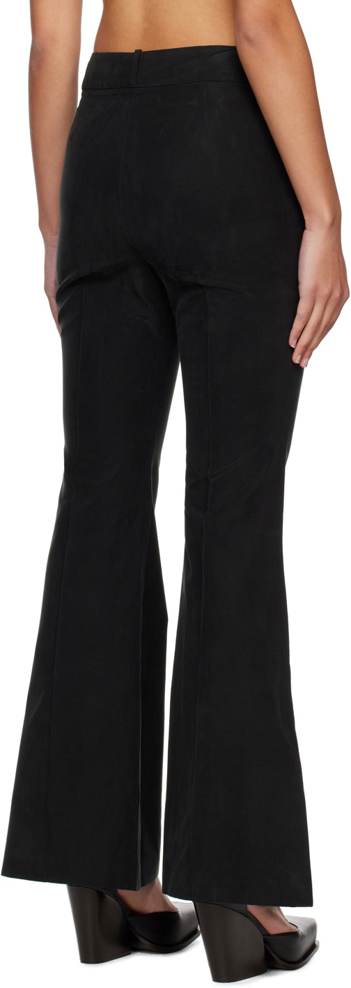 Yuzefi Black Flared Trousers