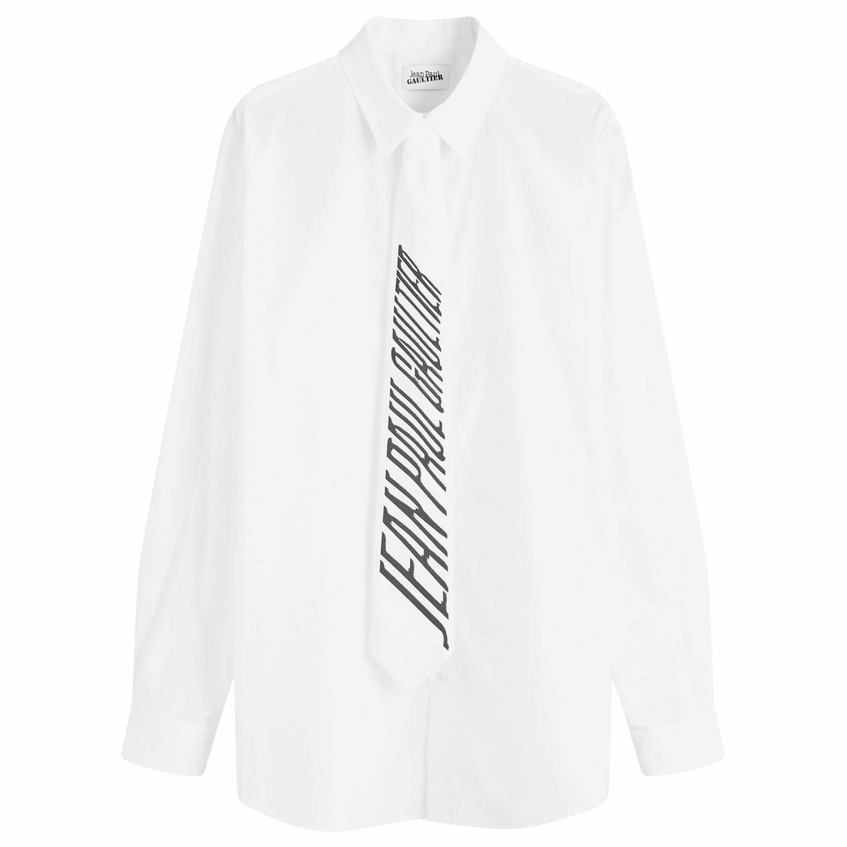 Jean Paul Gaultier Women's Shirt with Tie in White/Black