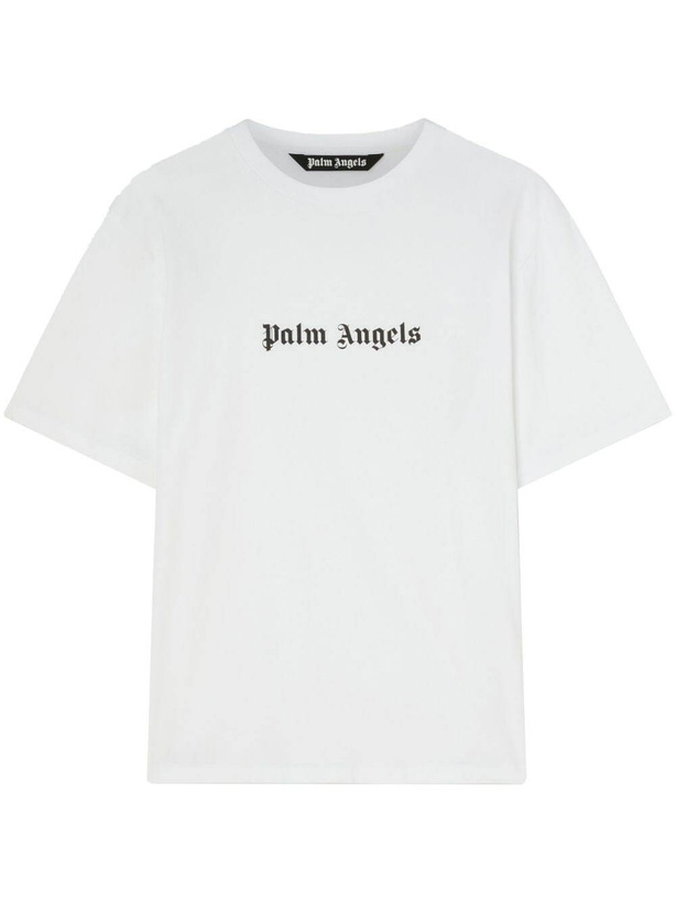 Photo: PALM ANGELS - Cotton T-shirt With Logo