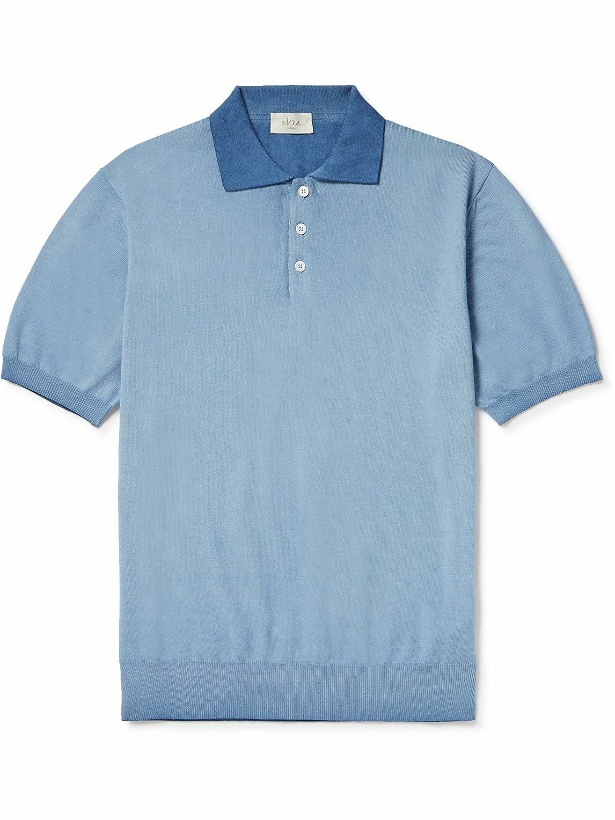 Photo: Altea - Cotton Polo Shirt - Blue