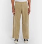 Our Legacy - Cotton and Tencel-Blend Drawstring Trousers - Beige