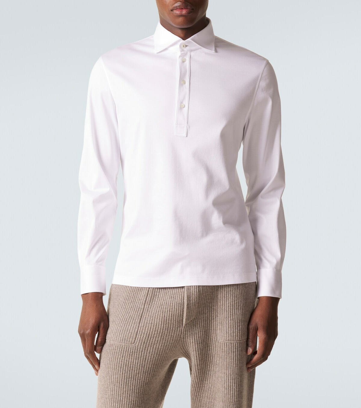 Brunello Cucinelli Cotton jersey polo shirt