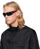 Prada Eyewear Black Sport Sunglasses
