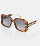 Fendi Fendigraphy oversized sunglasses