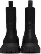 Rick Owens Black Porterville Beatle Bozo Tractor Chelsea Boots