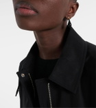 Toteme Onyx gold-plated drop earrings