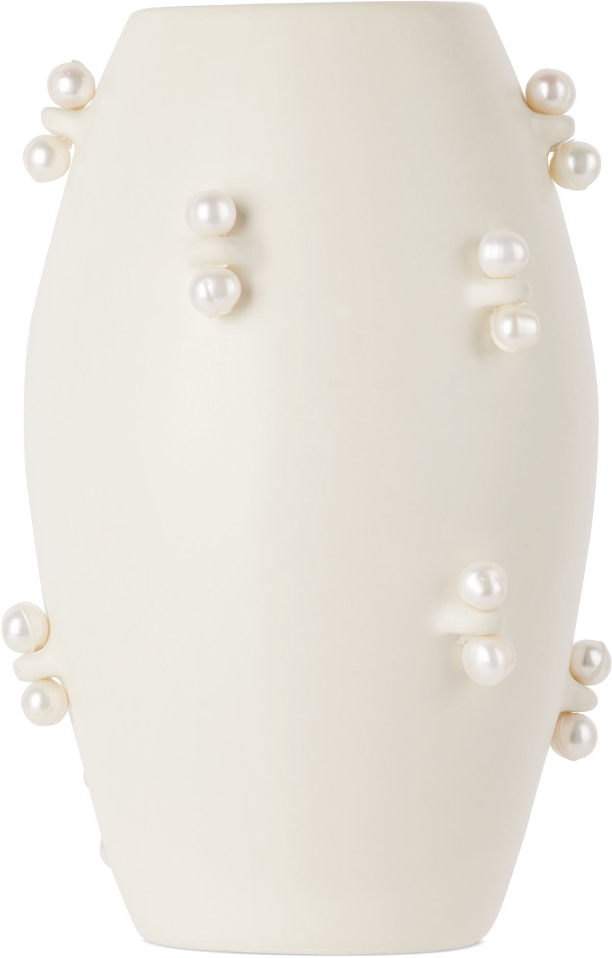 Completedworks White Pearly Pearl Small Vase