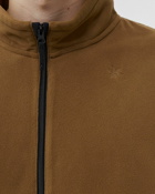 Goldwin Micro Fleece Half Zip Brown - Mens - Half Zips