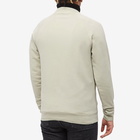 C.P. Company Men's Garment Dyed Centre Logo Crew Sweat in Pelican