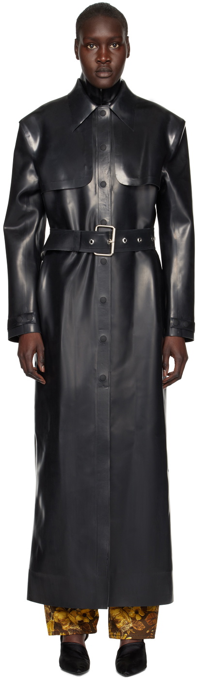 Kwaidan Editions Black Belted Trench Coat