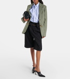 Loewe Comic Folded leather pumps