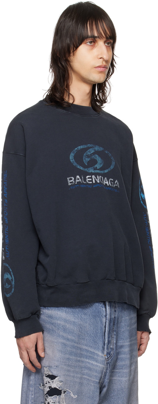 Balenciaga Black Oversized Sweatshirt